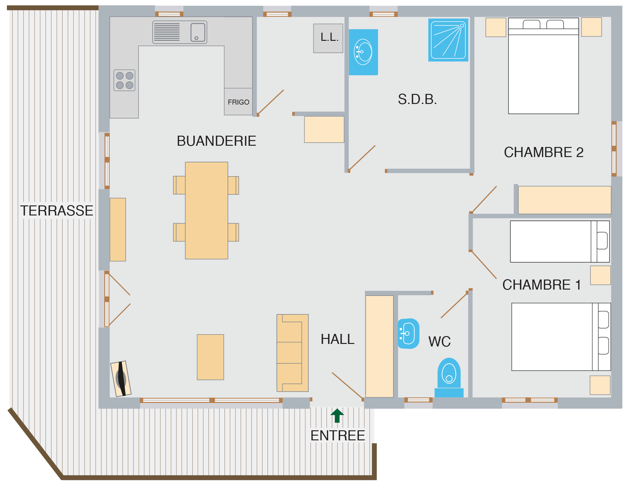 Plan Hütte, la Poussada