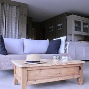 salon-la-cabane pièce à vivre la cabane, la poussada